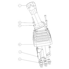 ASSEMBLY OF RIGHT VIBRATION HAND SHANK