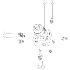 AXLE SEPARATION SUSPENSION VALVE INSTALLATION ASSEMBLY