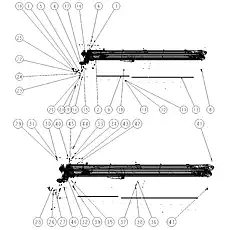 DELPHI FIXED BRACKET - Блок «Электрическая система стрелы»  (номер на схеме: 44)