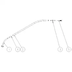 OIL DIPSTICK ASSEMBLY - Блок «ENGINE OIL DIPSTICK TUBE ASSEMBLY»  (номер на схеме: 5)