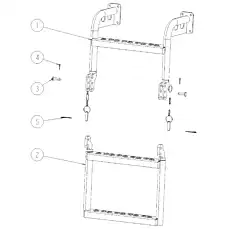 Шпилька 3.2×16 GB/T91-2000 - Блок &laquo;Трап&raquo;  (номер на схеме: 4)