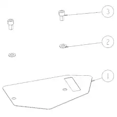 Шайба 16 GB/T97.1-2002 - Блок &laquo;Уплотнительная пластинка&raquo;  (номер на схеме: 2)