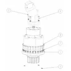 SLEWING PROTECTIVE COVER - Блок «Механизм поворота»  (номер на схеме: 12)
