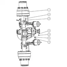 шайба 10 JB/T982-1977 - Блок «Вторичный вал в сборе»  (номер на схеме: 4)