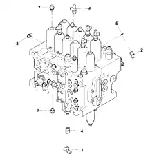 СОЕДИНЕНИЕ - Блок «Пилотный главный клапан в сборе»  (номер на схеме: 2)