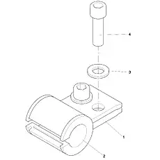 RUBBER SLEEVE - Блок «Хомут в сборе»  (номер на схеме: 2)