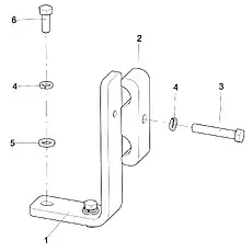 BOLT M12×30 GB/T5783-2000 - Блок «Хомут в сборе»  (номер на схеме: 6)