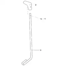 LEFT JOYSTICK - Блок «Рычаг управления»  (номер на схеме: 2)