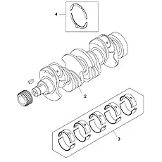 CAMSHAFT ASSEMBLY - Блок «Коленчатый вал»  (номер на схеме: 3)