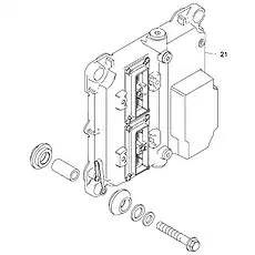 ELECTRONIC CONTROL MODULE - Блок «ELECTRONIC CONTROL MODULE»  (номер на схеме: 21)