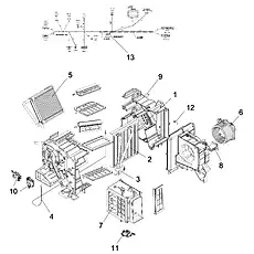 AIR INLET TANK ASSEMBLY - Блок «Испаритель в сборе»  (номер на схеме: 7)