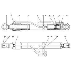 SPRING WASHER - Блок «LEFT BOOM CYLINDER»  (номер на схеме: 7)