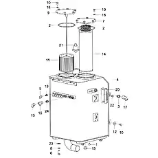 LIQUID LEVEL METER - Блок «Масляный бак»  (номер на схеме: 20)