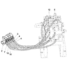 HOSE ASSEMBLY - Блок «Трубка»  (номер на схеме: 5)