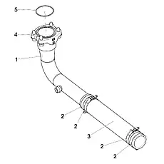 O-RING 95×3.55 GB/T3452.1-2005 - Блок «Трубка»  (номер на схеме: 5)