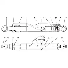 SPRING WASHER - Блок «RIGHT BOOM CYLINDER»  (номер на схеме: 7)