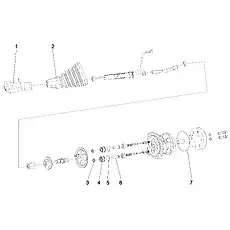 Y-SEAL RING - Блок «RIGHT PILOT LEVER»  (номер на схеме: 3)