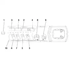 KEY SWITCH - Блок «ROCKER SWITCH»  (номер на схеме: 9)