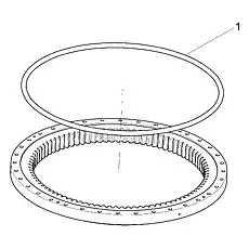 SEAL - Блок «SLEWING BEARING»  (номер на схеме: 1)