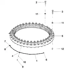 OIL CUP GB/T25618.1-2010 - Блок «SLEWING MOVEMENT»  (номер на схеме: 8)