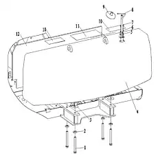 Adjust washer - Блок «Counter Weight Support»  (номер на схеме: 3)