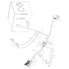 Screw M10×60 - Блок «Pilot Hydraulic Piping»  (номер на схеме: 8)