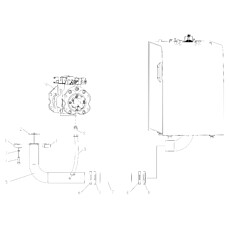 Upper Hydraulic Piping