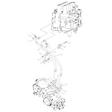 Upper Hydraulic Piping