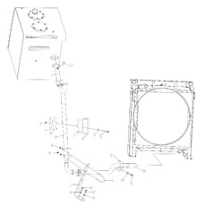 Upper Hydraulic Piping