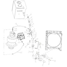 Upper Hydraulic Piping