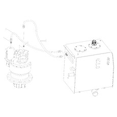 Upper Hydraulic Piping