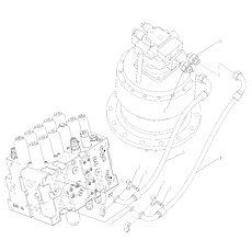 Upper Hydraulic Piping