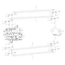 Upper Hydraulic Piping