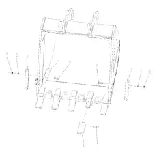 Bolt M24×80 - Блок &laquo;Рабочий&raquo;  (номер на схеме: 5)