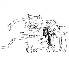 Radiator Assembly - Блок «Cooling System (XG3165C, XG3180)»  (номер на схеме: 4)