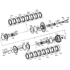 In. frictional disc - Блок «KR+K2  Clutch Assembly»  (номер на схеме: 432)