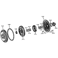 Roller thrust bearing KF81112 60X85X7.5 - Блок «Torque Converter Assembly 2»  (номер на схеме: 290)