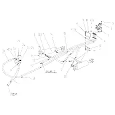 Hose Holder TS16R-16 - Блок «Steering System»  (номер на схеме: 21)