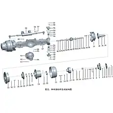 Left knuckle - Блок «DRIVE AXLE ASSEMBLY 2»  (номер на схеме: 37)