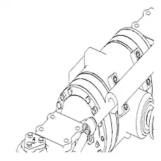 Rear drive axle assembly - Блок «DRIVE AXLE ASSEMBLY»  (номер на схеме: 2)