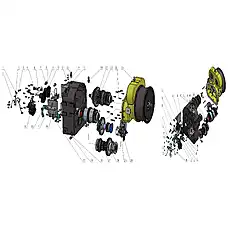 General drawing of caliper disc brake - Блок «GEARBOX ASSEMBLY»  (номер на схеме: 24)