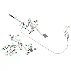 Spring clamp plate - Блок «THROTTLE CONTROL SYSTEM»  (номер на схеме: 1.2)