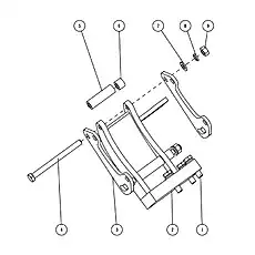 bolt M10X40 - Блок «Воздушный компрессор сиденья»  (номер на схеме: 1)