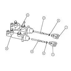 brake pump MC000950M - Блок «Узел насоса тормоза»  (номер на схеме: 4)