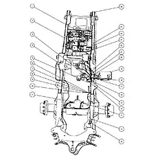 bolt M10X25 - Блок «Электрическая система»  (номер на схеме: 13)