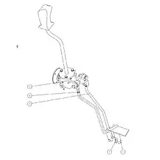 link lever - Блок «Гидравлический джойстик»  (номер на схеме: 4)