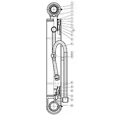 joint bearing - Блок «Подъемный цилиндр»  (номер на схеме: 1)
