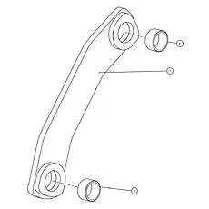 bushing - Блок «Рукоять коромысла в сборе»  (номер на схеме: 2)