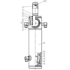 cylinder body YG825.10 - Блок «Цилиндр колебания»  (номер на схеме: 15)