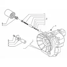 valve kit - Блок «Крутящий момент и коробка передач»  (номер на схеме: 2)